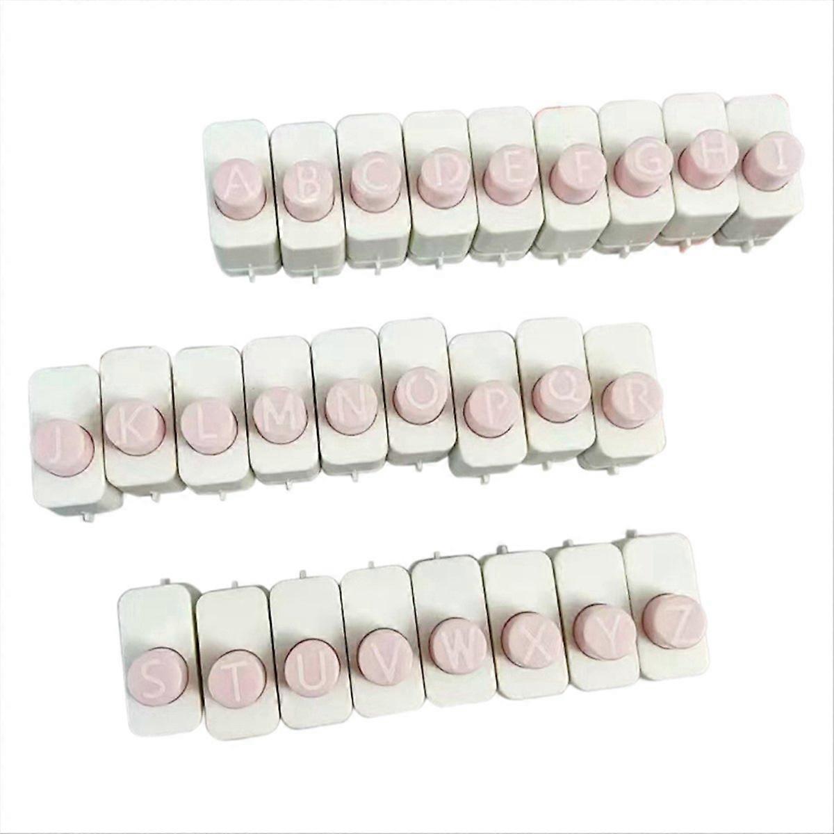 26-Letter Embossing Machine Tool Bit, DIY Hand-Book,