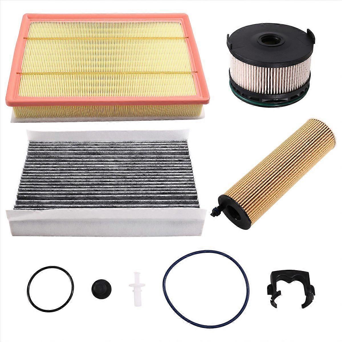 4PCS Air Filter and Carbin Filter Oil Fuel Filter for Benz SPRINTER