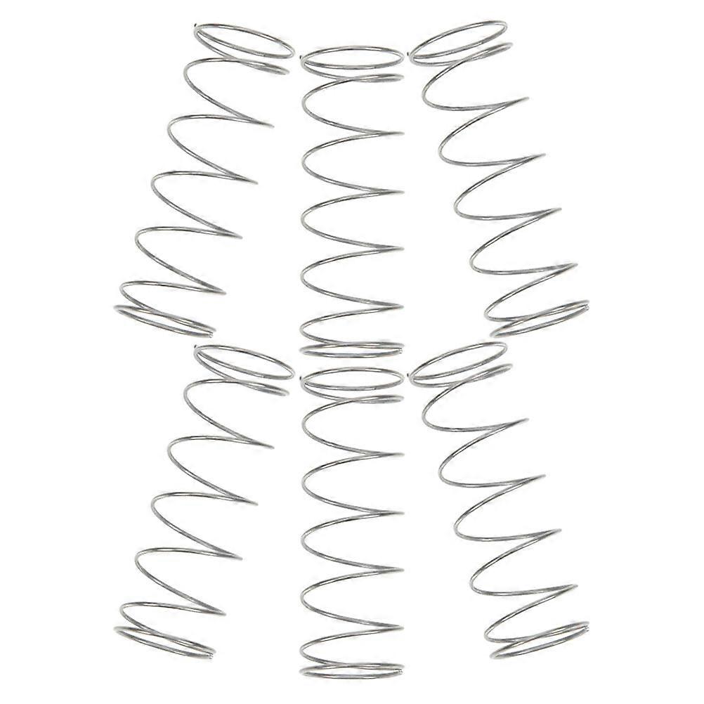 Durable Trumpet Springs for Trumpet Button Replacement 6Pcs Silver