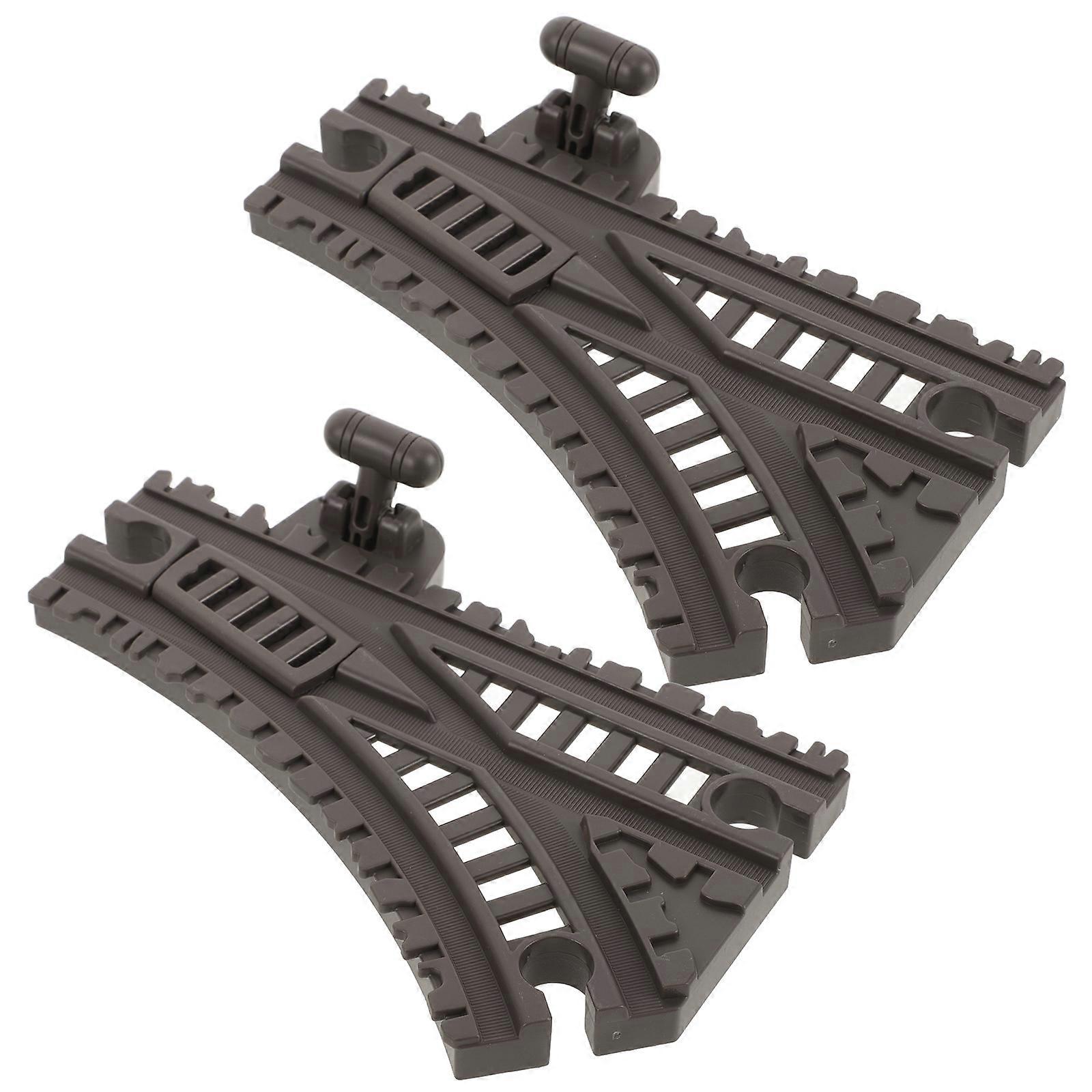 Replacement Train Track for Kids Plastic Track Accessory 2Pcs Set