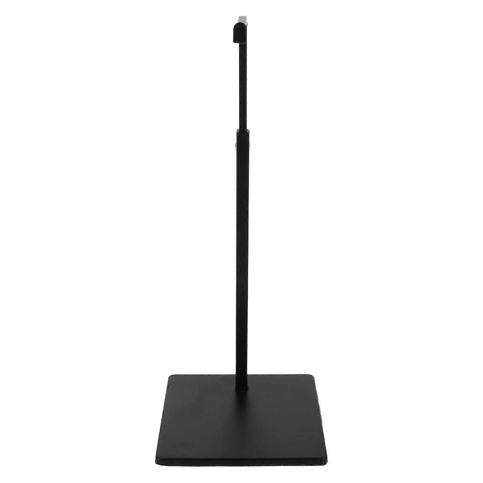 Mud Sculpture Stand Black Doll Stands Holder for Storage Use Adjustable Support