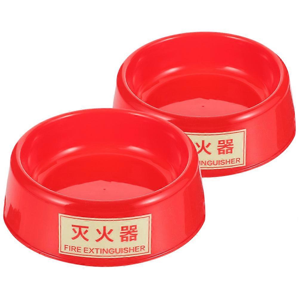 Fluorescent Fire Extinguisher Holder for Quick Access and Safety 2Pcs