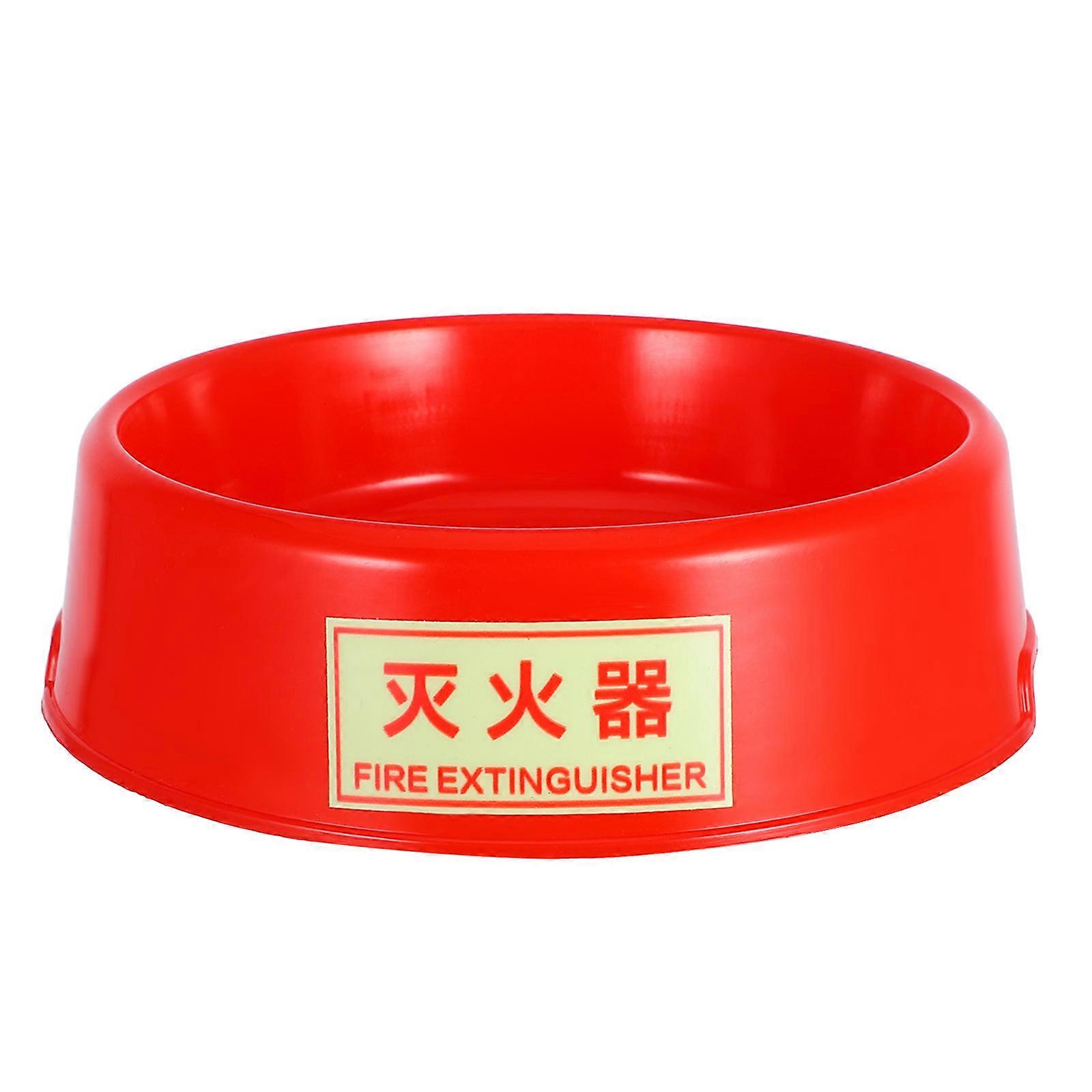 Red Fire Extinguisher Support Base for Fire Extinguisher Holder Plastic