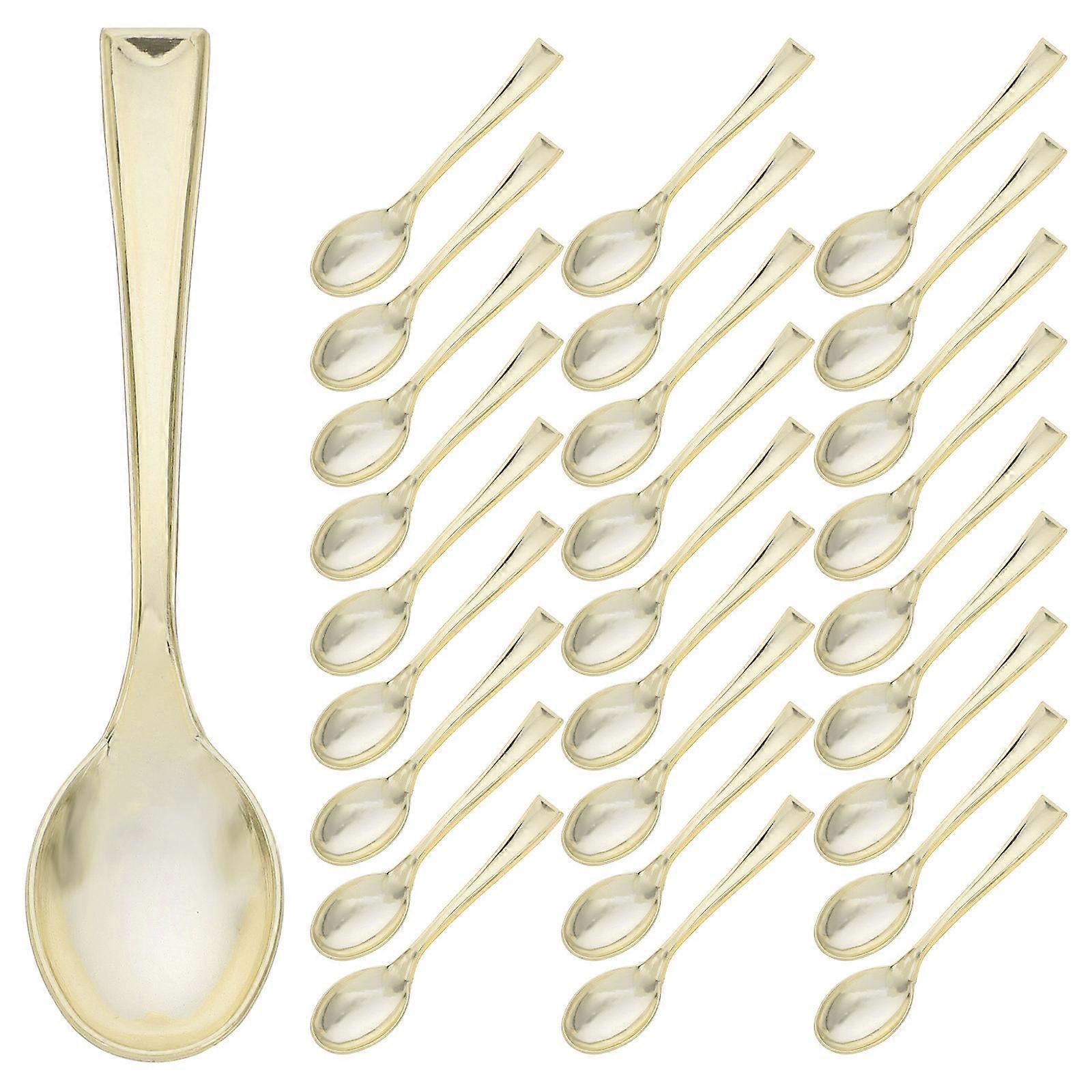 50pcs Mini for Desserts Tasting for Ice Cream Pudding Appetizers Catering