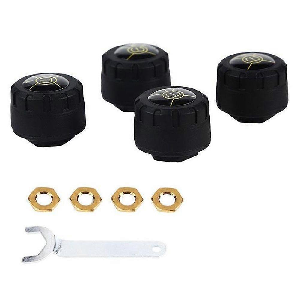 4 External Sensors Motorcycle TPMS Bluetooth 5.1 for Android/IOS Tire Pressure Monitoring