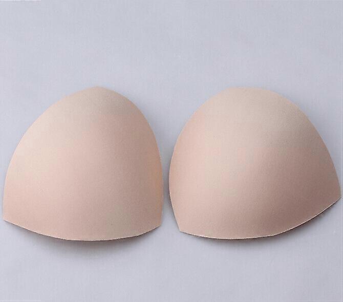 1 pair Bikini Bra Pad Triangle Cups Chest Push Up Insert Foam Pads for Swimsuit