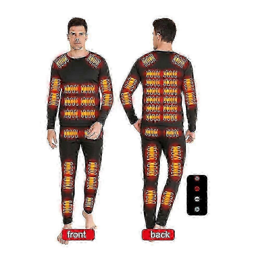 Thermal Underwear with Intelligent USB Heating System for Winter