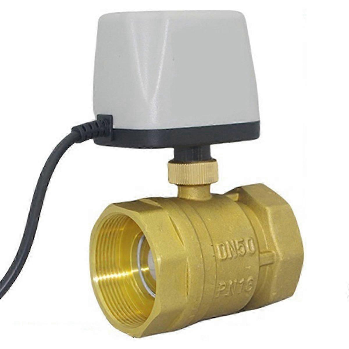 Brass Normally Closed Quick-Open Motorized Ball Valve 2-Wire Brass Electric