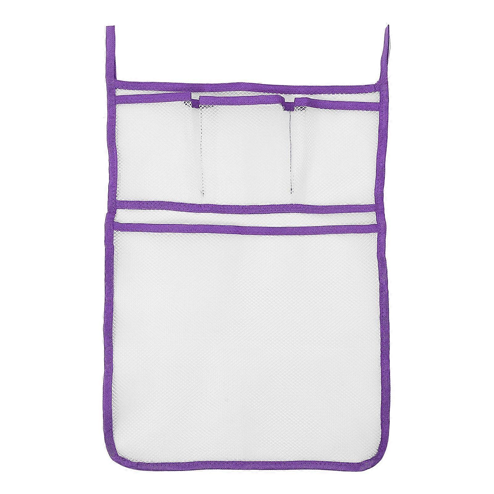 5Pcs Mesh Bathroom Organizer Hanging Bag for Convenient Storage