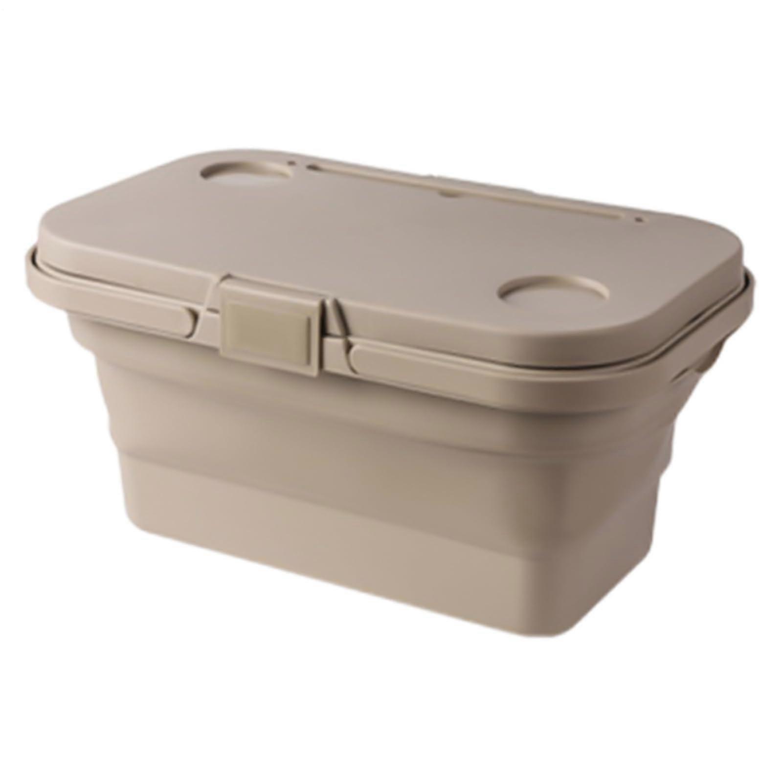 Picnic Basket with Insulated Leakproof Waterproof Design, Foldable Outdoor Cooler Table for Camping