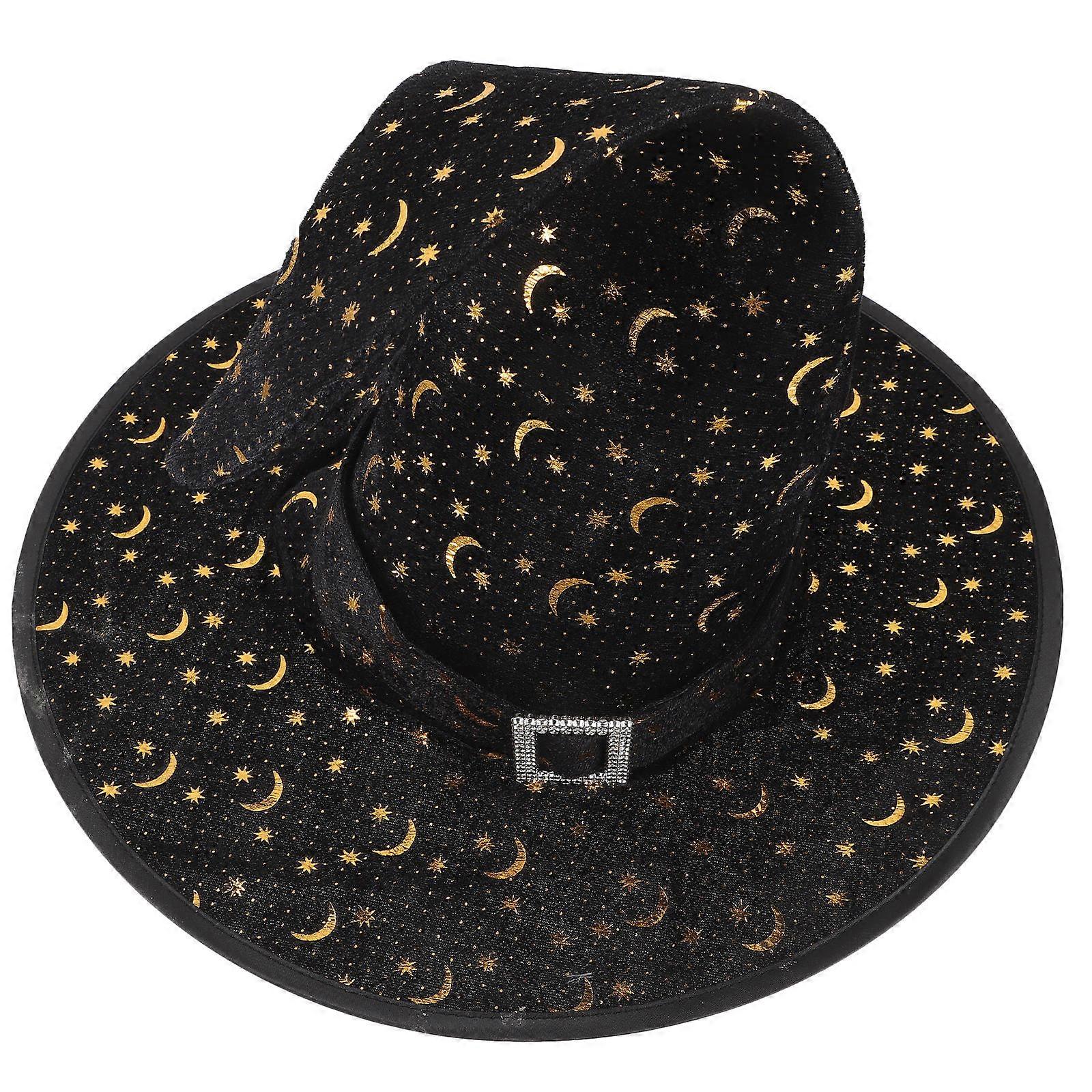 Witch Hat Halloween Cosplay Hat for Decor Use Multi