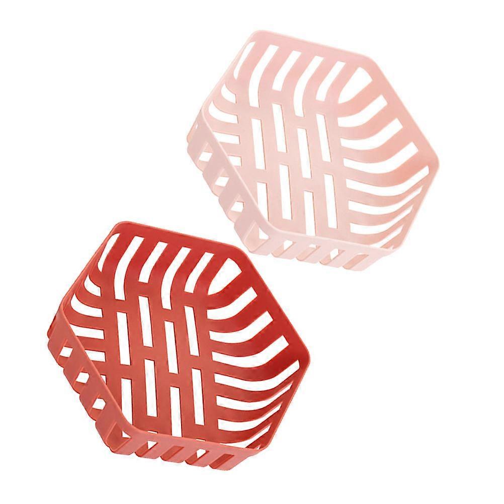 Drain Basket Fruit and Vegetable Basket for Washing Fruit 2Pcs Multi-Purpose