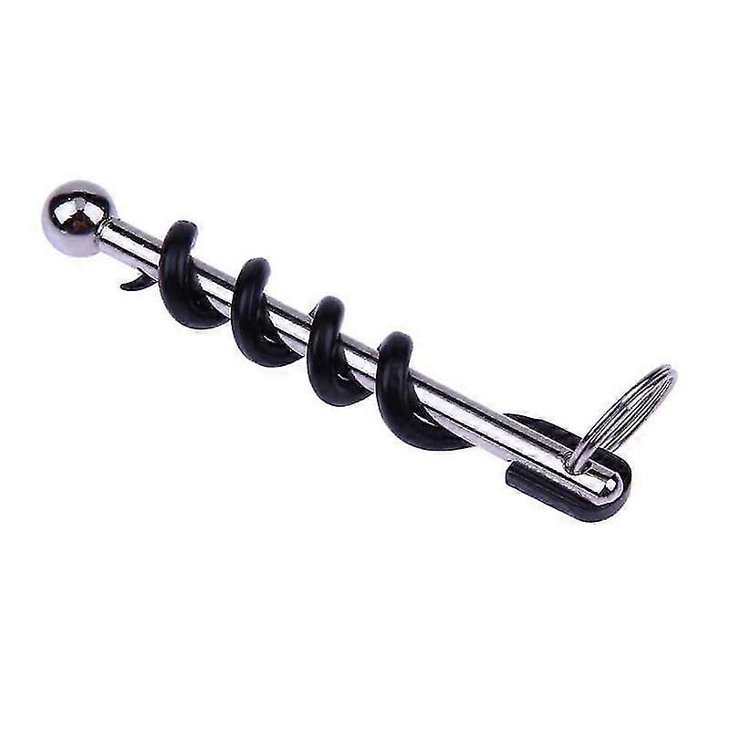 26-27 2 PCS Outdoor Creative Corkscrew Pocket Red Wine Tool Key Ring