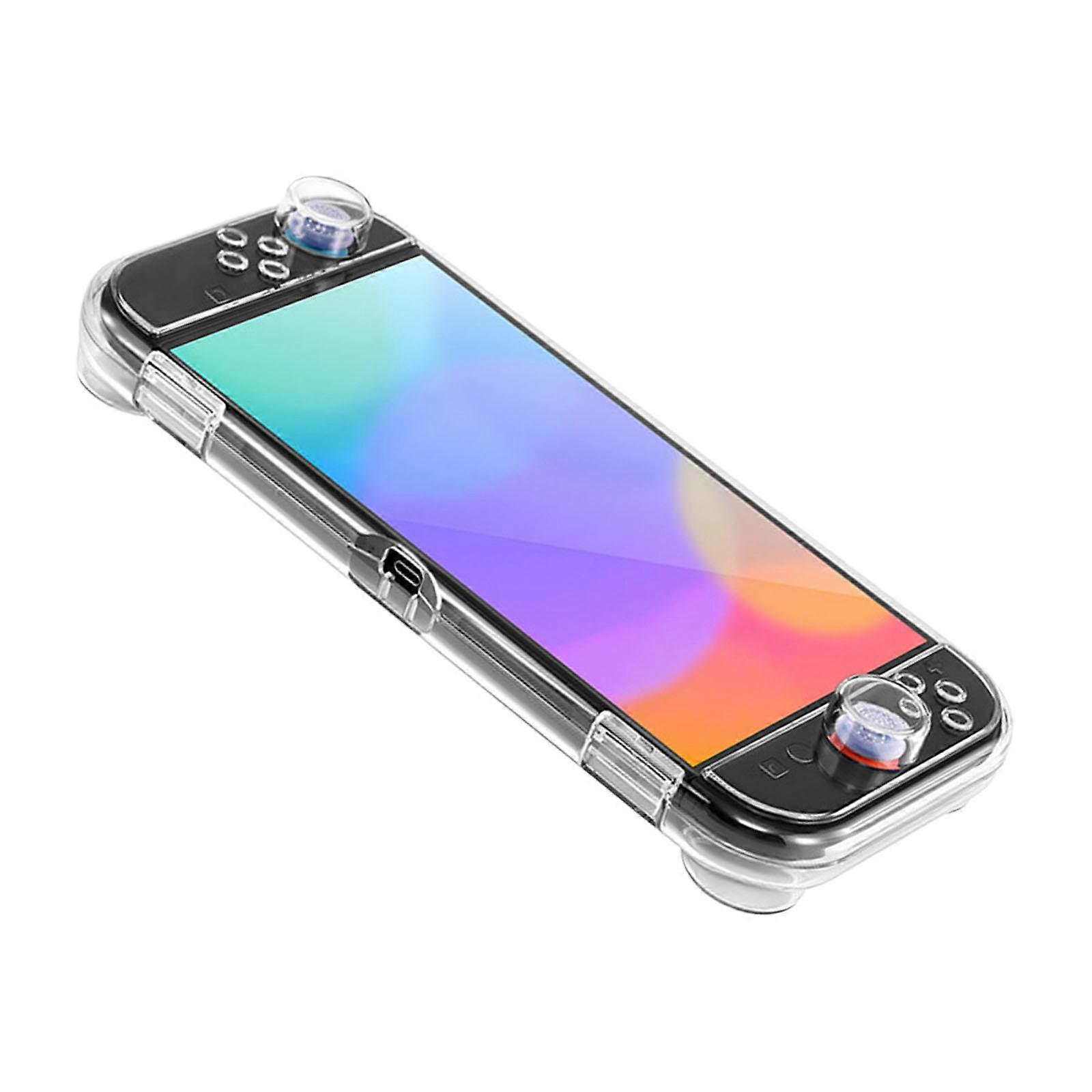 Handheld Gaming Console Clear Cover Protective Cover Shockproof Housing for NS 2 Protector Shell Multicolor
