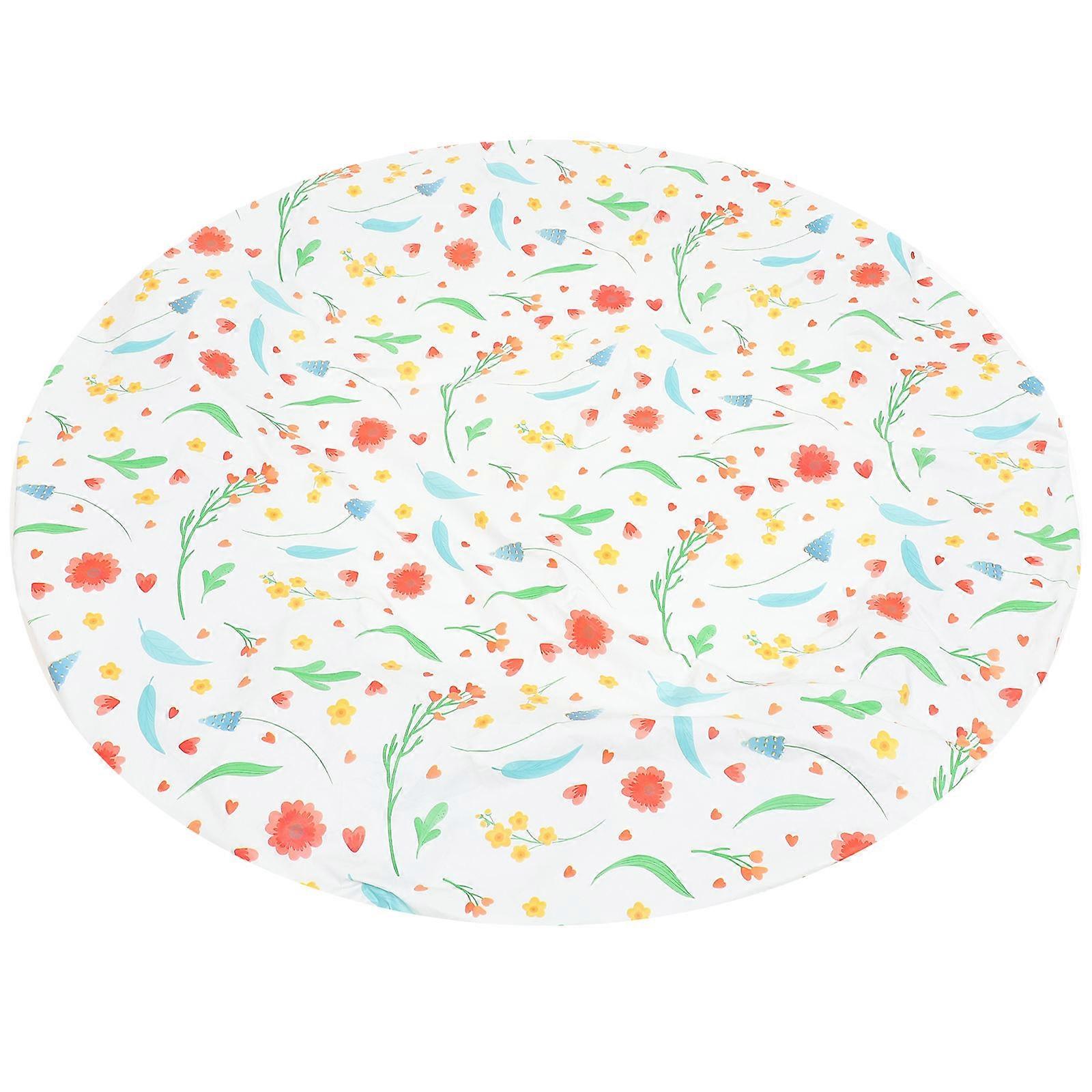 Scratch Resistant Round Tablecloth For Dining Table Use Diameter 114Cm Multi Color 5Pcs