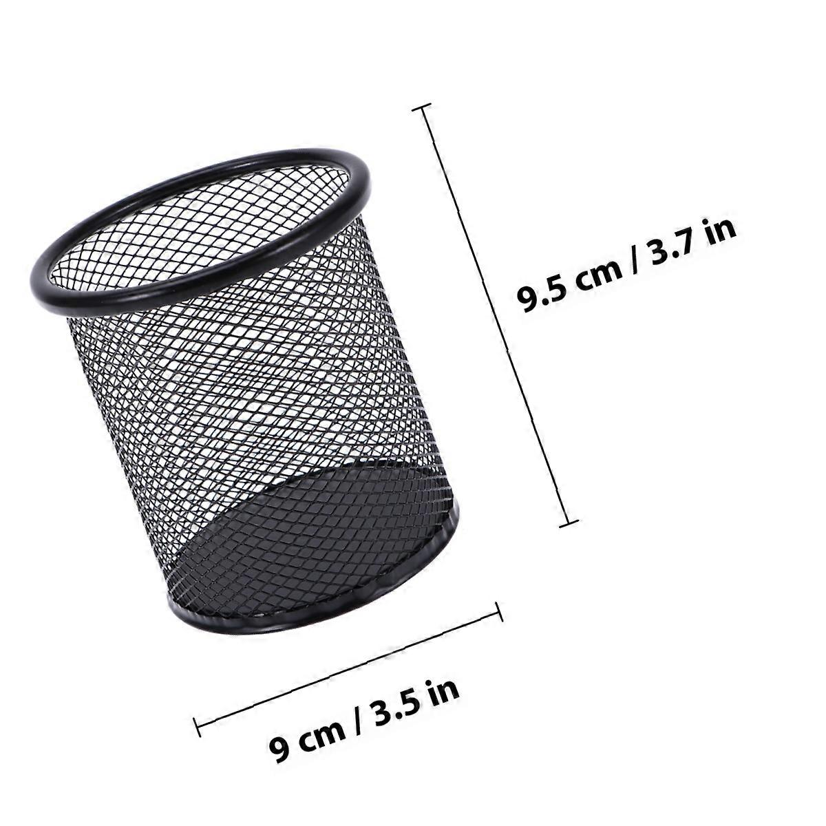 Desktop Mesh Box for Paper Clip Holder Metal Storage 4Pcs Case
