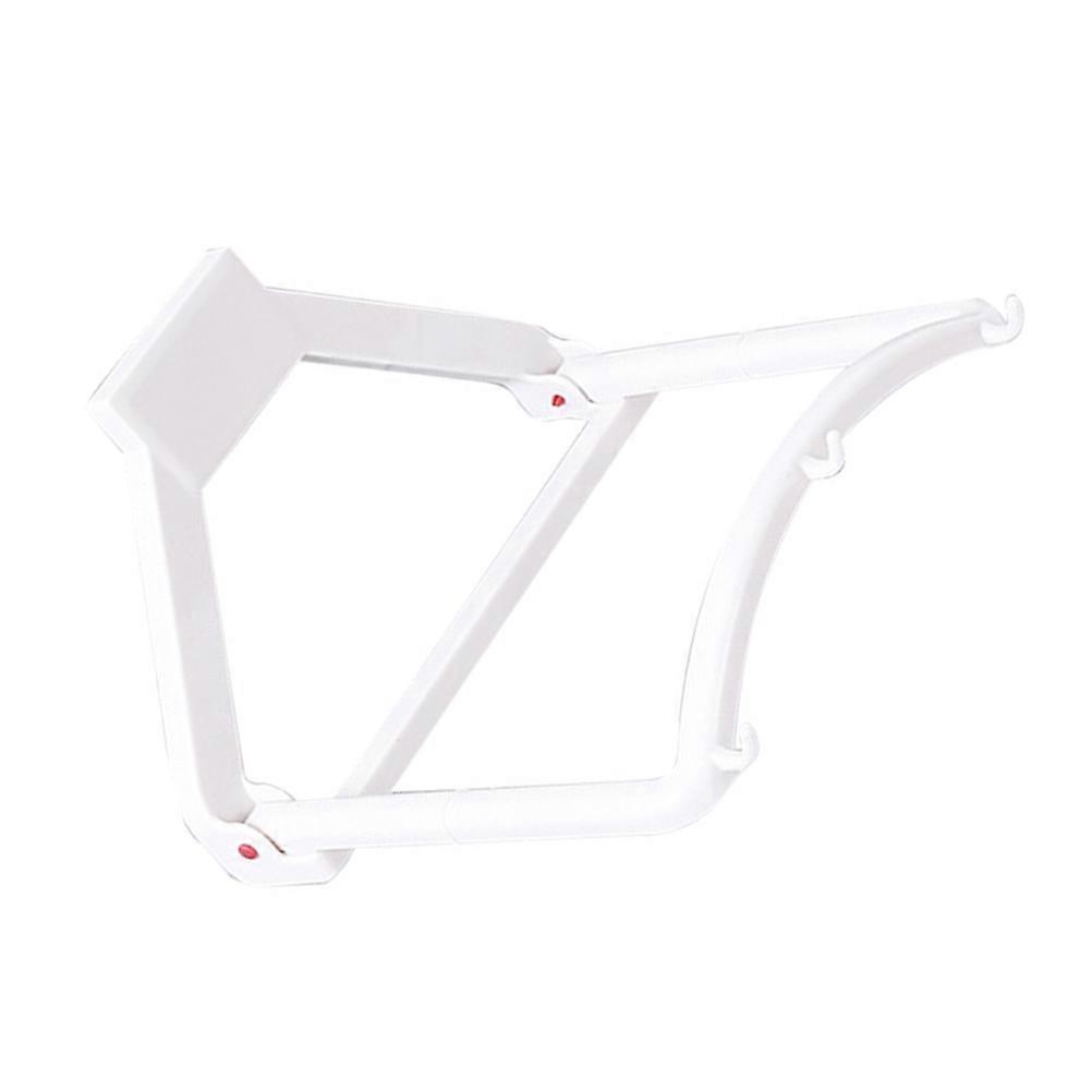 Punch-Free Washbasin Support Rack for Foldable Storage 2Pcs White Holder