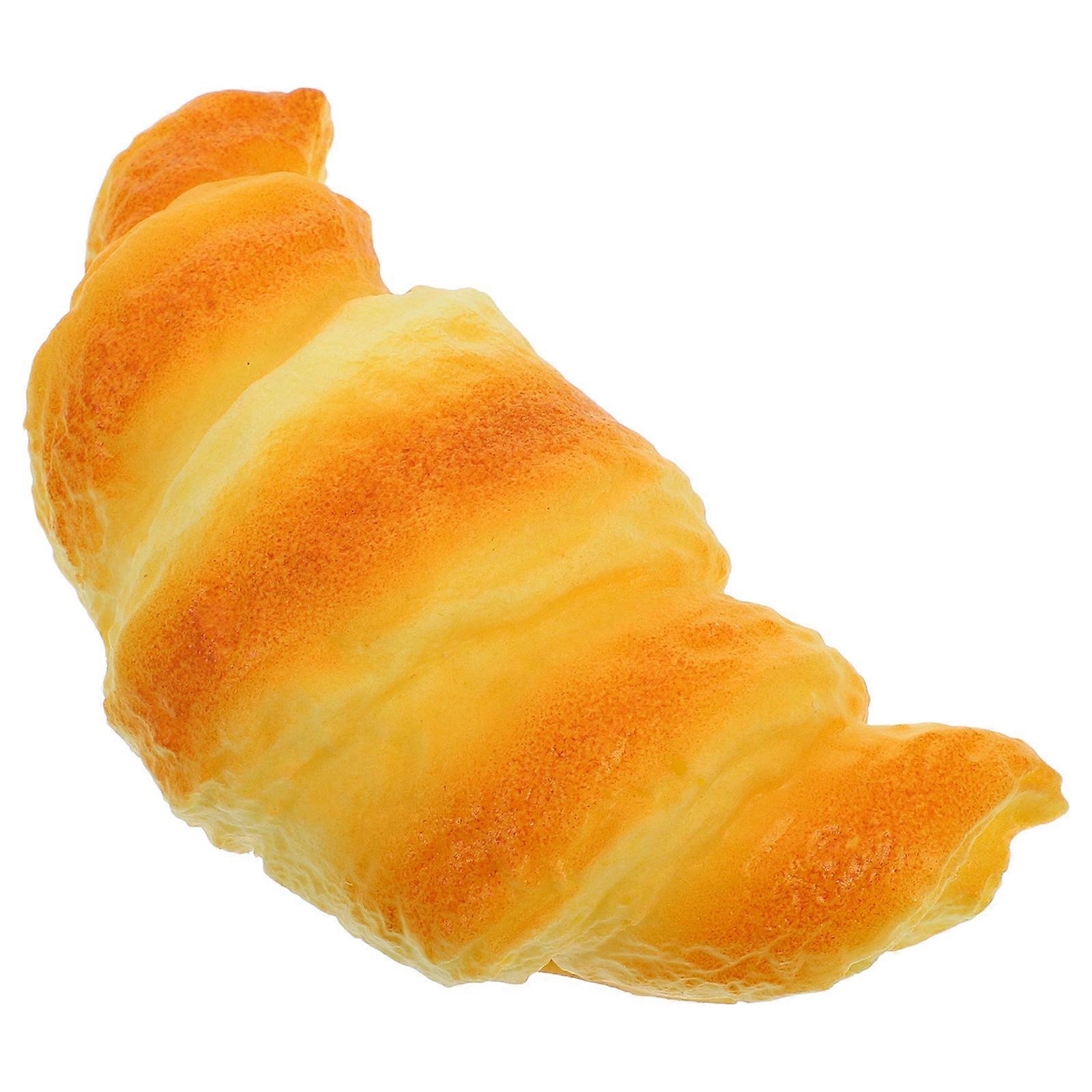 Simulation Bread Croissant Prop for Decoration 5Pcs Artificial Bakery Display