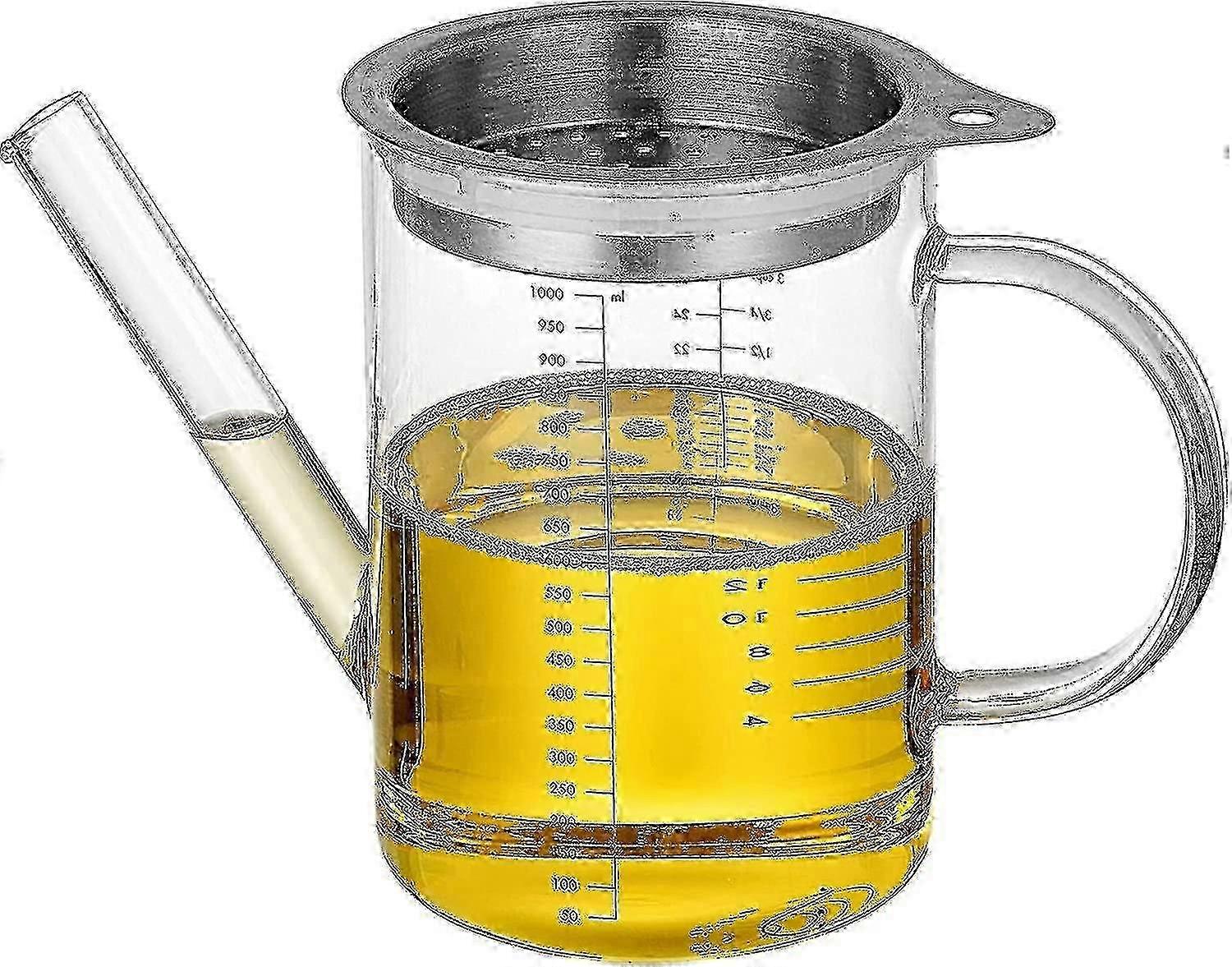 Glass Gravy Separator With Filter Cap, Fat Separator, Poultry Separator-B11