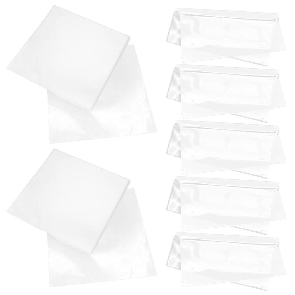 Transparent Vinyl Record Outer Sleeves Self Adhesive Protection 25Pcs