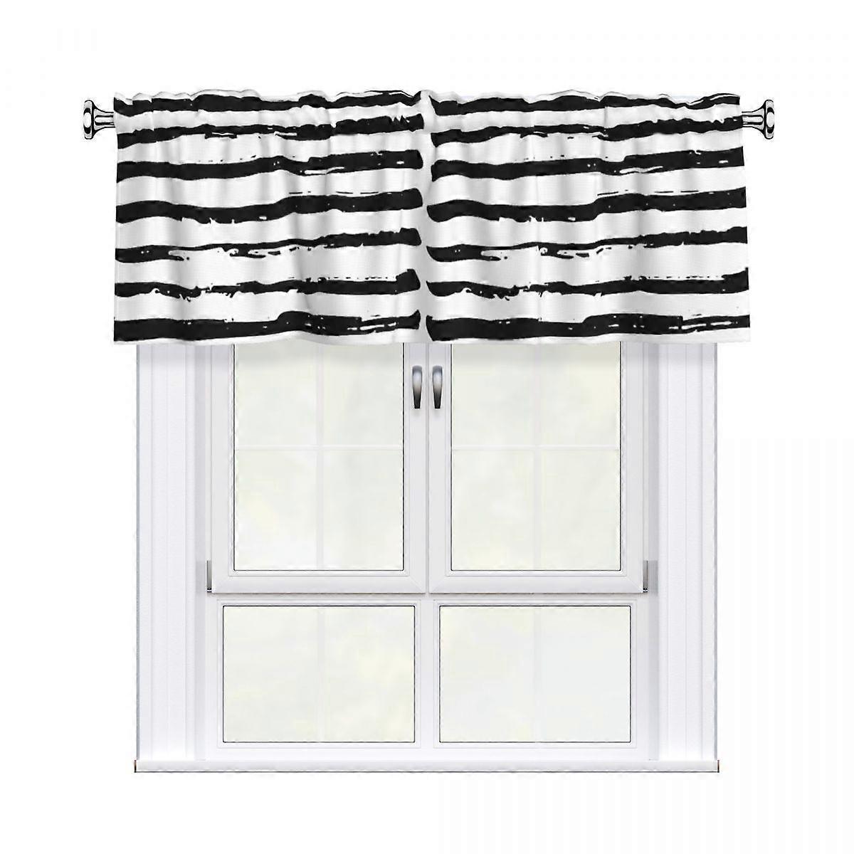 Laundry Basement Kitchen Short Curtain Panels
