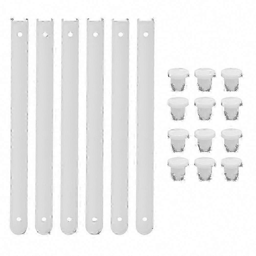 3-Pack Plastic Drawer Slides Replacement Rails for Drawer Tracks and Cabinets