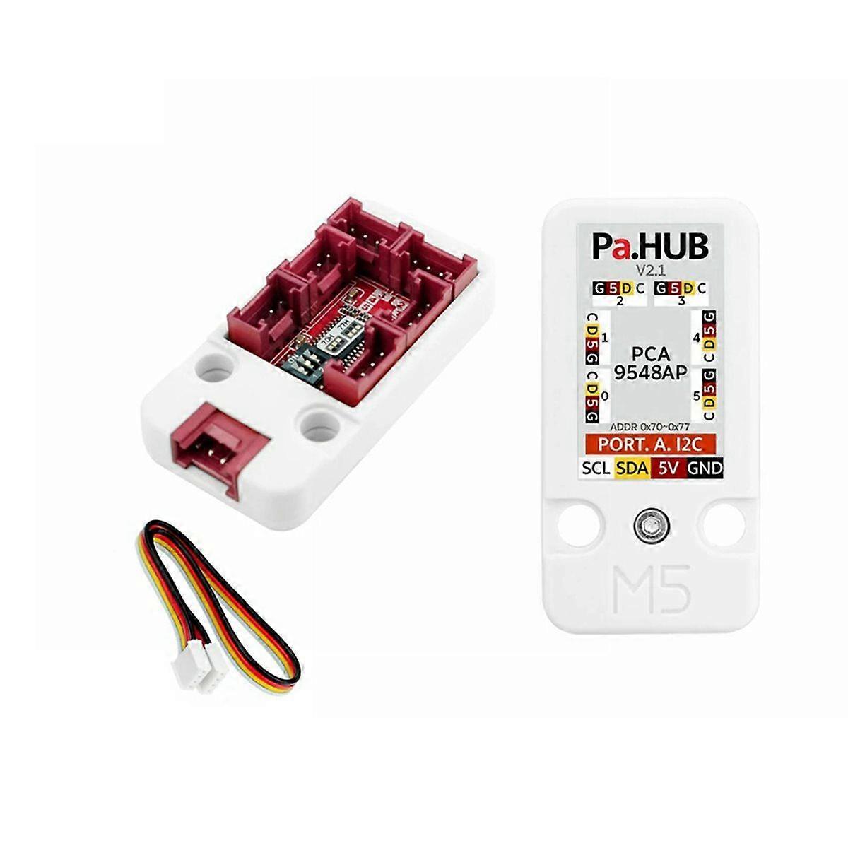 PaHub V2.1 Unit Multiplexer IoT Development Kit Bus 1 in 6 Expansion on-Board Dipswitch PCA9548AP