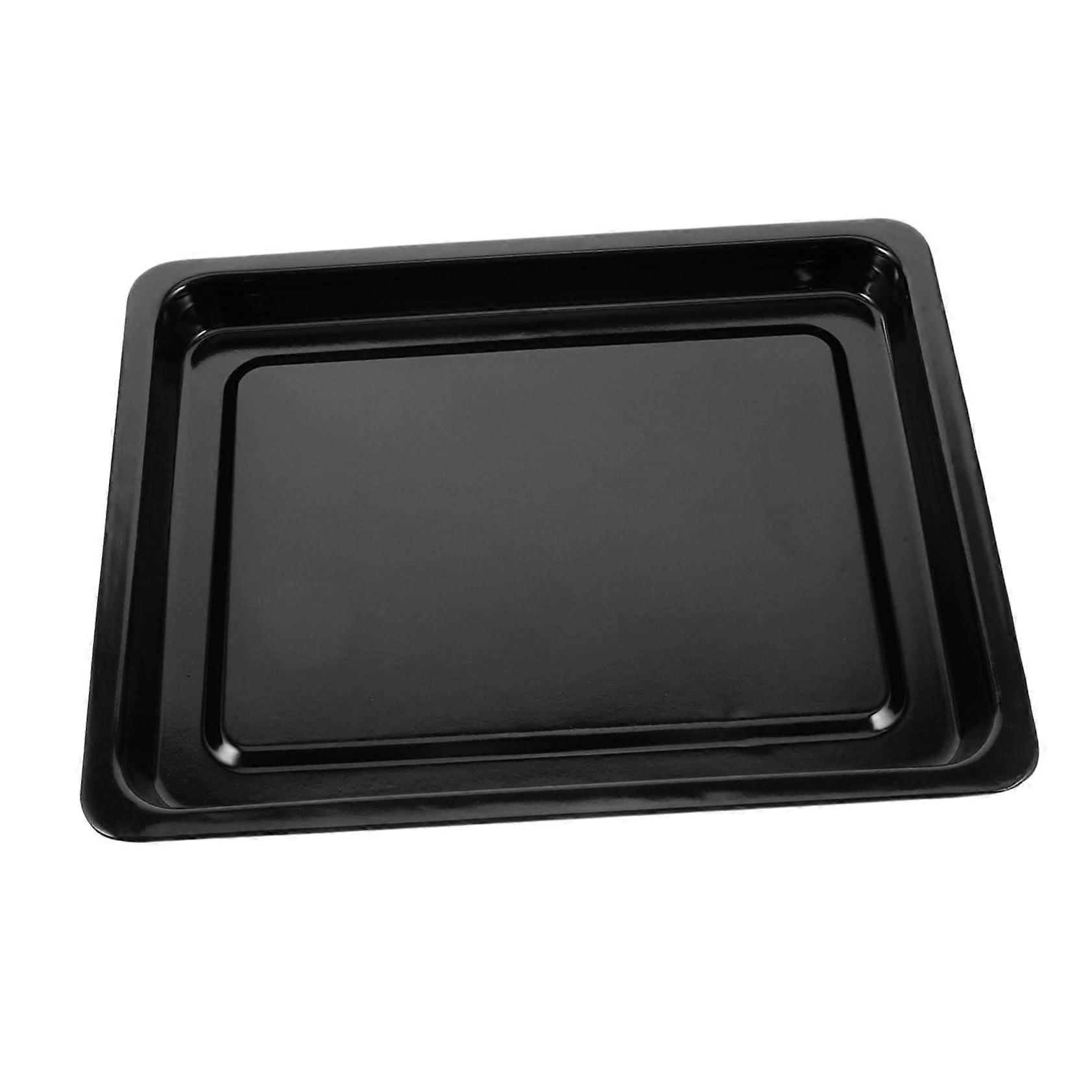 Large Enamel Roasting Pan with Temperature Resistance and Easy Clean Surface for Oven Baking