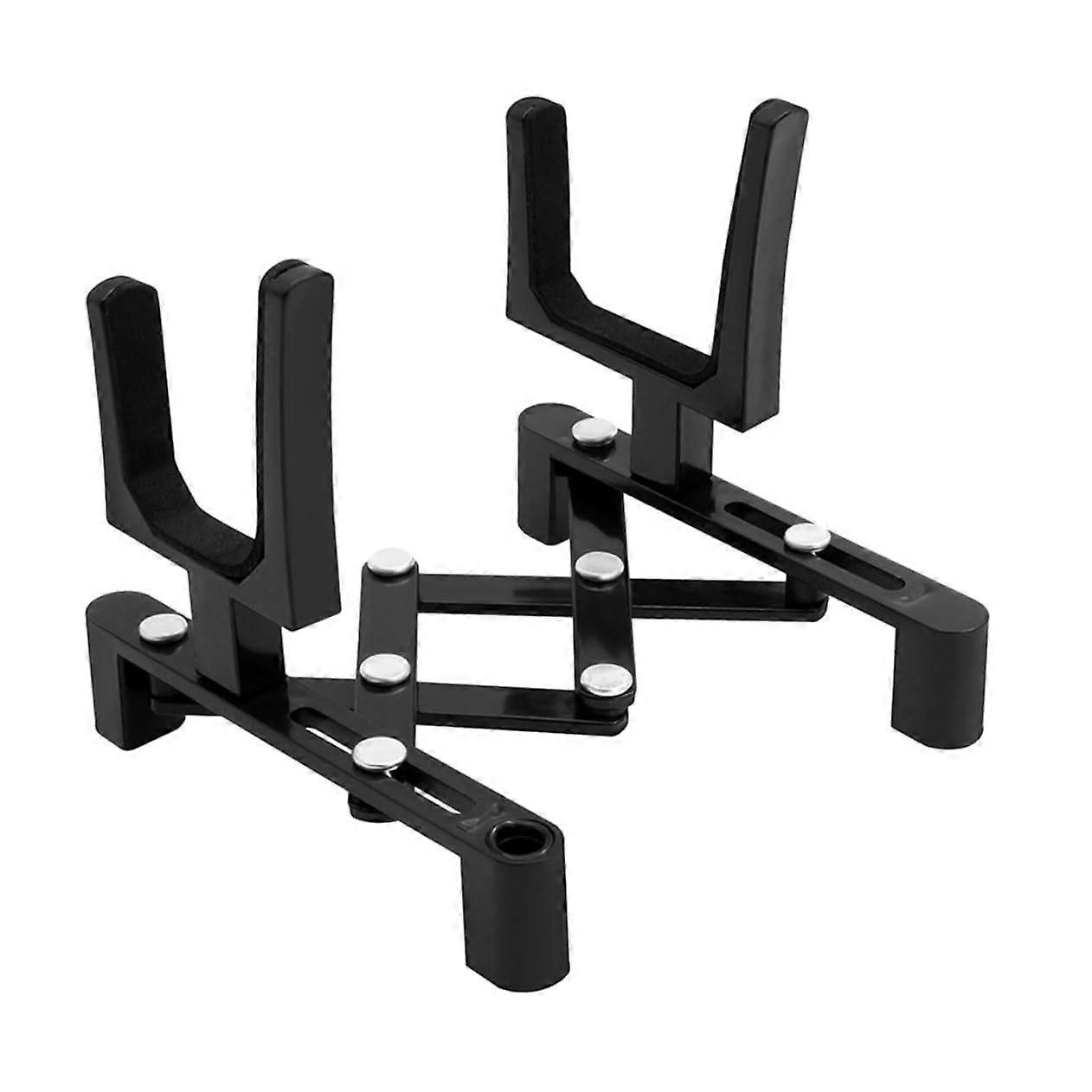 Violin Stand Foldable Adjustable Floor Rack for Home Classroom Easy Carry Black