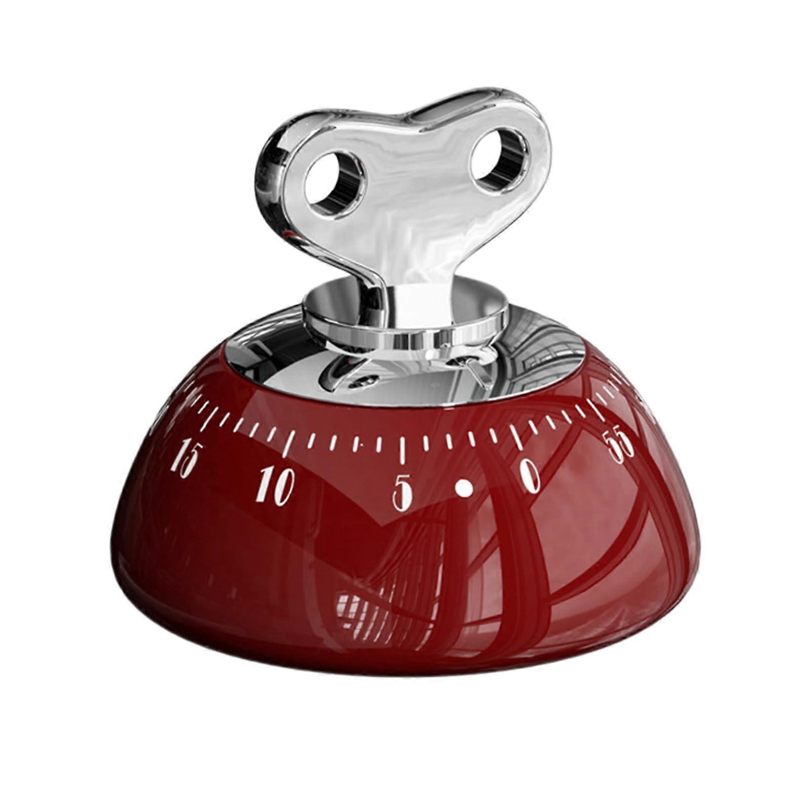 Kitchen Timer with Magnetic Back, 60Minute Mechanical Countdown, Loud Alarm for Cooking and Eggs