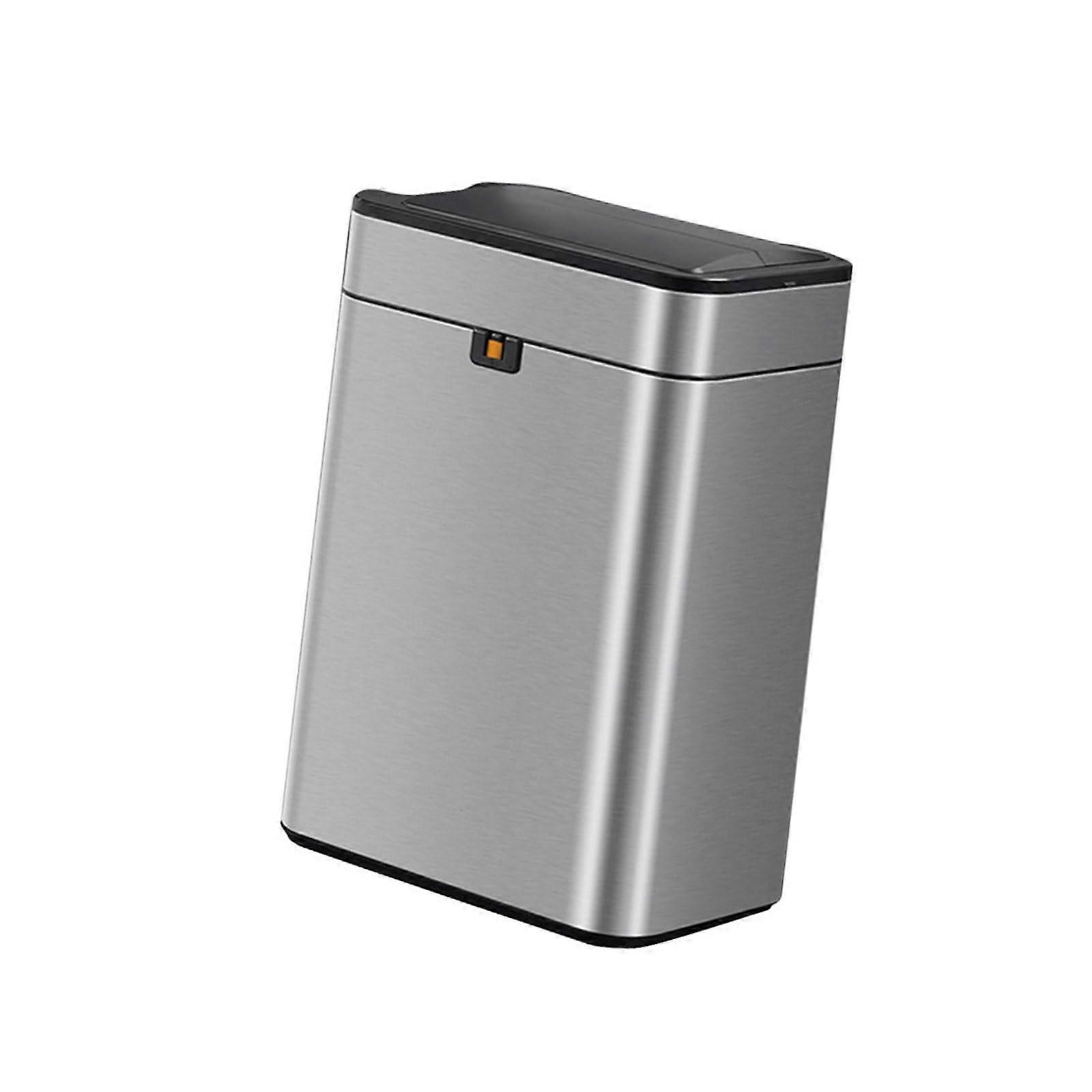 Stainless Steel Sensor Trash Can 15L Hands Automatic Bin with Rechargeable 1200mAh Battery