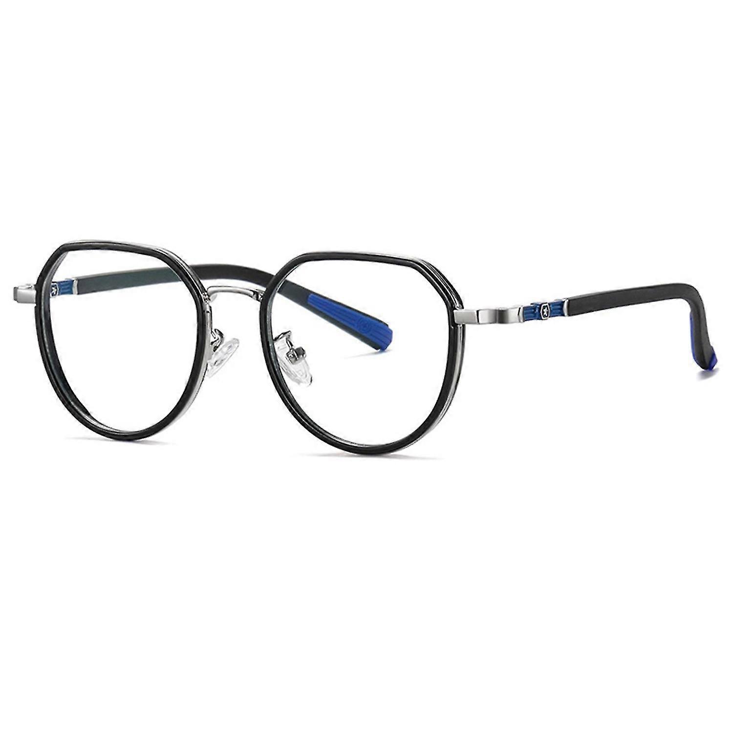 Kid's Blue Light Blocking Glasses for Reading Lightweight Polygonal Frame