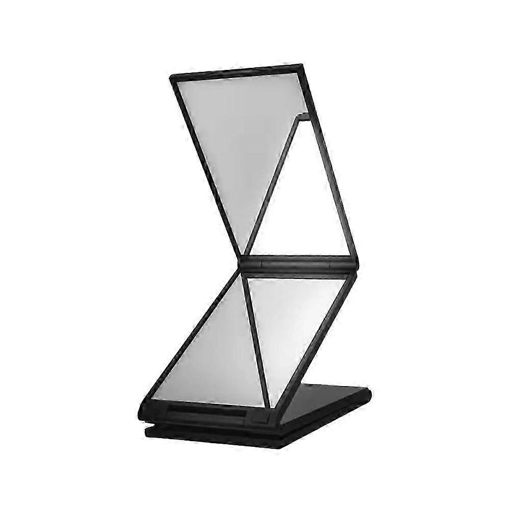 4-Sided Folding Mirror, Multi Angle Folding 360 Degree Compact Mirror