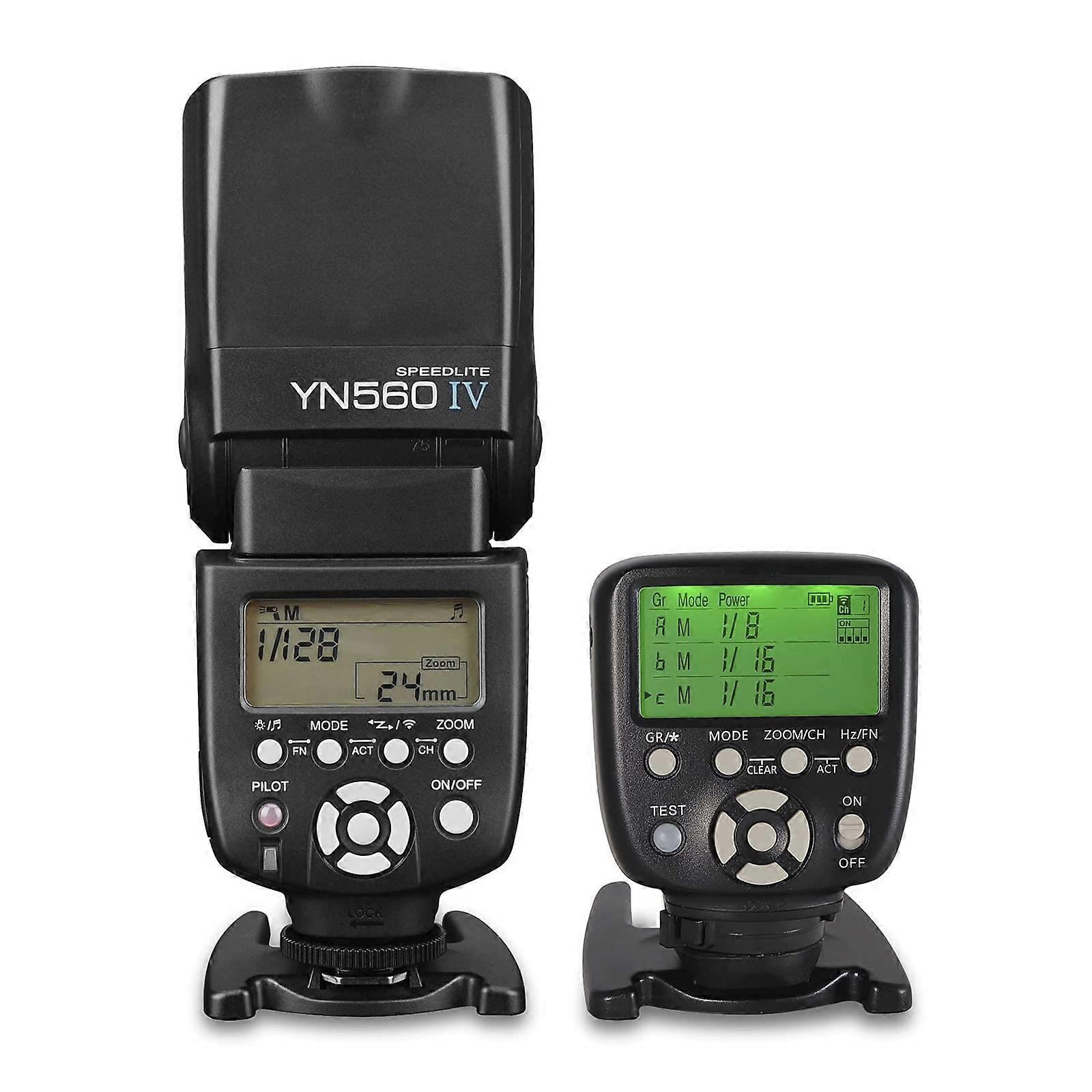 Wireless Flash Speedlite with LCD Trigger Controller 2.4G for Canon
