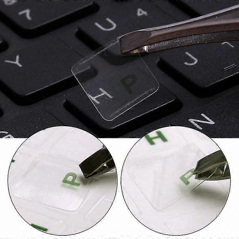 Transparent Waterproof Stickers for Laptop Keyboard and Table Surface