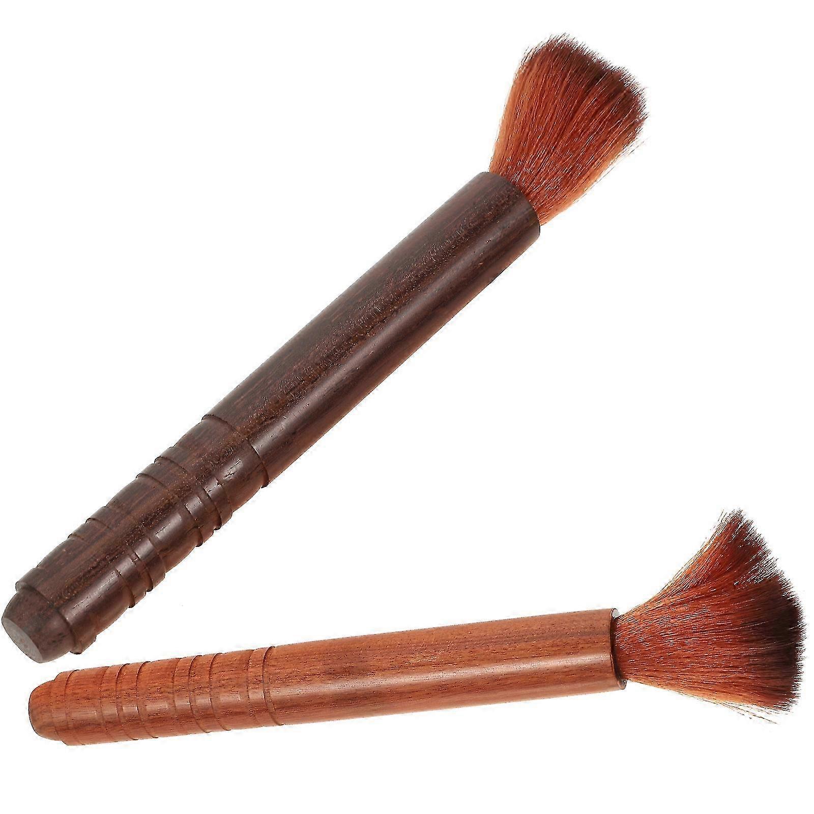 Wool Brush Cleaners for Erhu Dust Cleaning 2Pcs Assorted Color