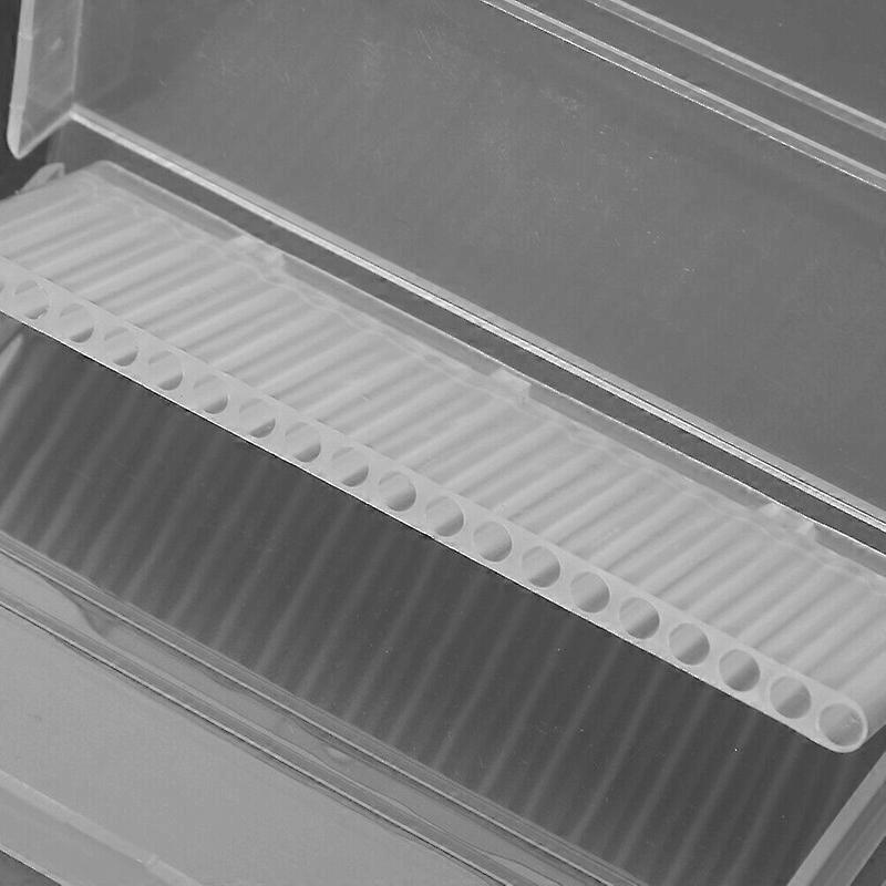 Holder Tool Slots Displayer 20 Manicure Bit Stand Drill Case Nail Organizer