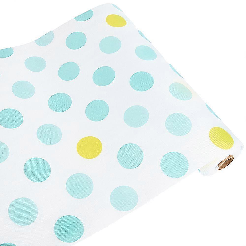 PVC Shelf Liners for Kitchen Drawer Polka Dot 300x1mm 3m/pc