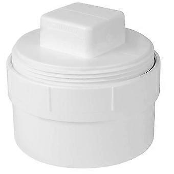 4" PVC Sewer Cleanout Adapter with Cap, DWV Flush System compatible Outdoor, Garden, RV - Enhanced Drainage Piping Fitting