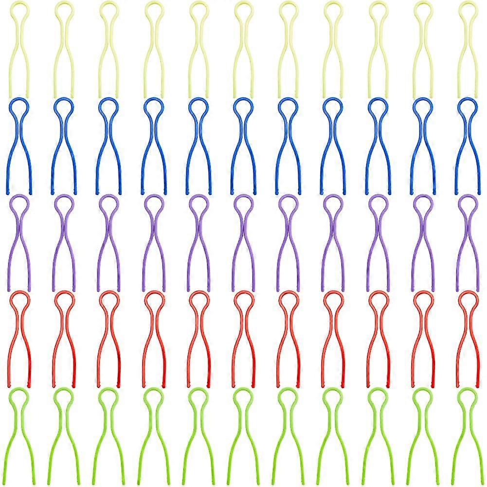 110pcs ColorCoded Plastic Bobbin Holders and Thread Organizer Clips for Sewing and Quilting