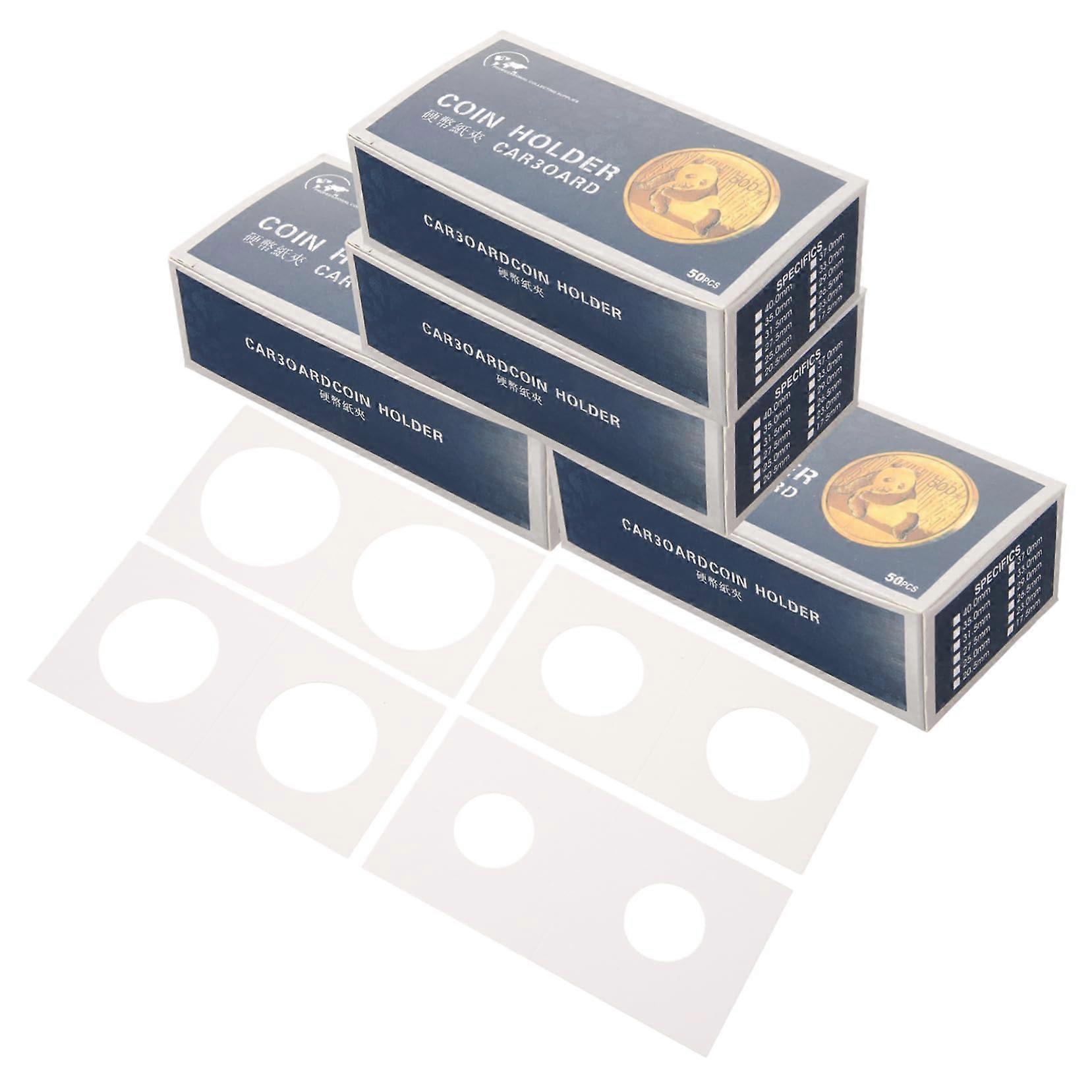 200 Piece Coin Holder Set with Secure Clipstyle Storage Case for Professional Collection