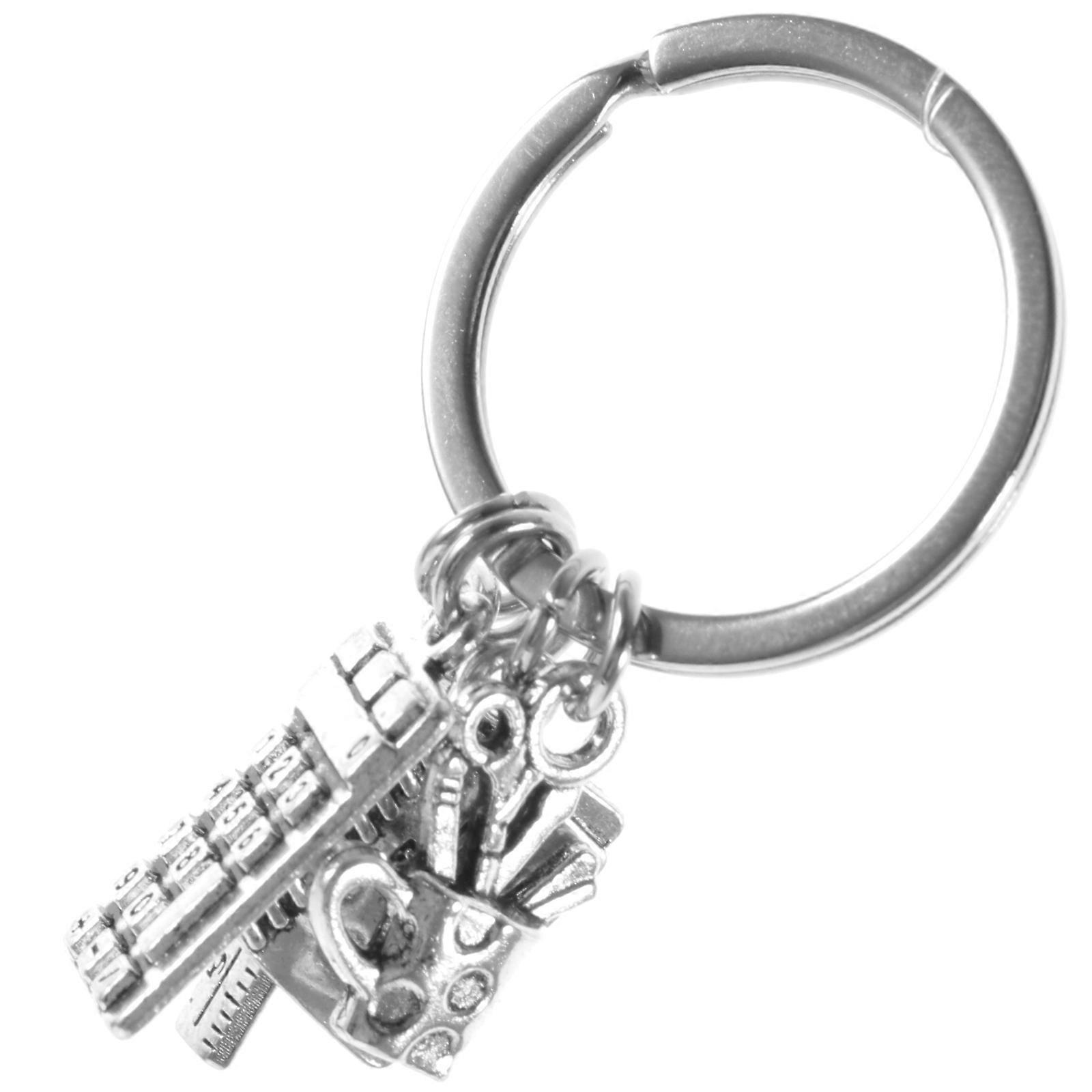 Teacher Key Ring Book Shape Attachment for Backpack 1Pcs