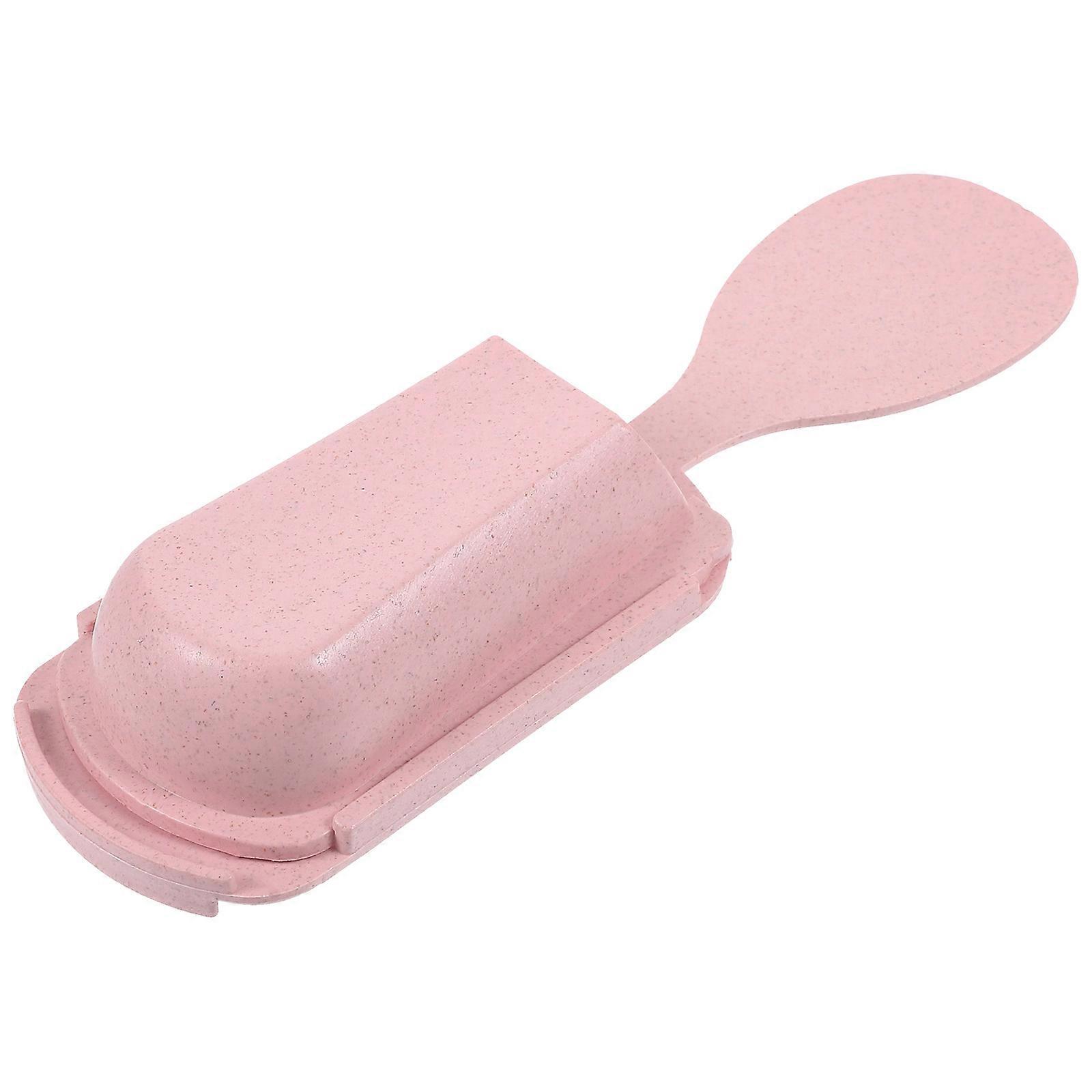 Spoon Suction Cup Holder Utensil Holder for Kitchen Storage Pink