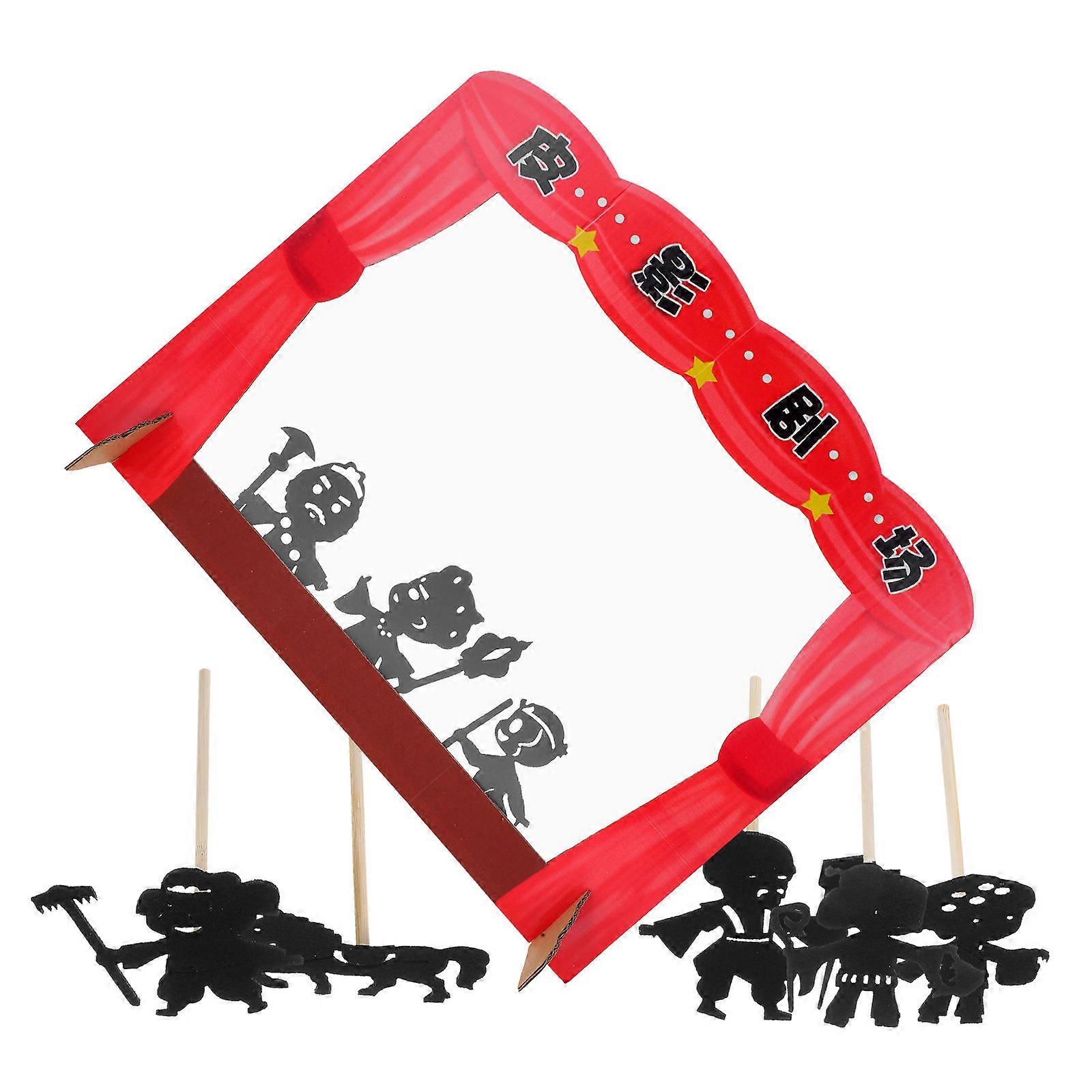 Creative Puppet Storytelling Shadow Puppet Kit for Family Interactive Fun 1Set