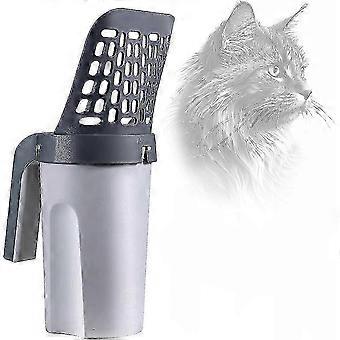 Cat Litter Scoop, Cat Litter Scoop with Container, Removable Cat Litter Bucket, Cat Litter Scoop & Disposal Bucket & Bag Cat Litter Scoop