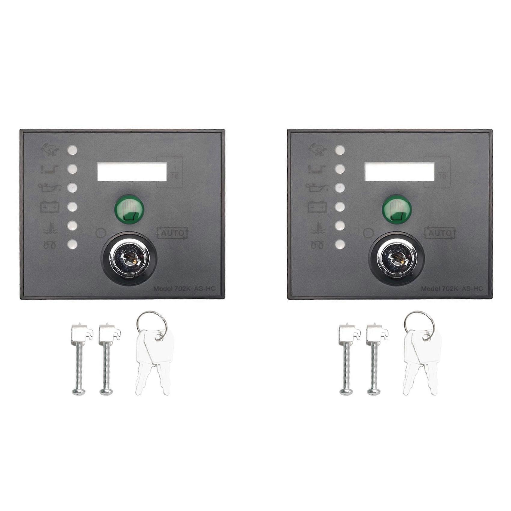 2X 702AS Generator Controller Automatic Start with Keys Replace DSE702AS DSE702