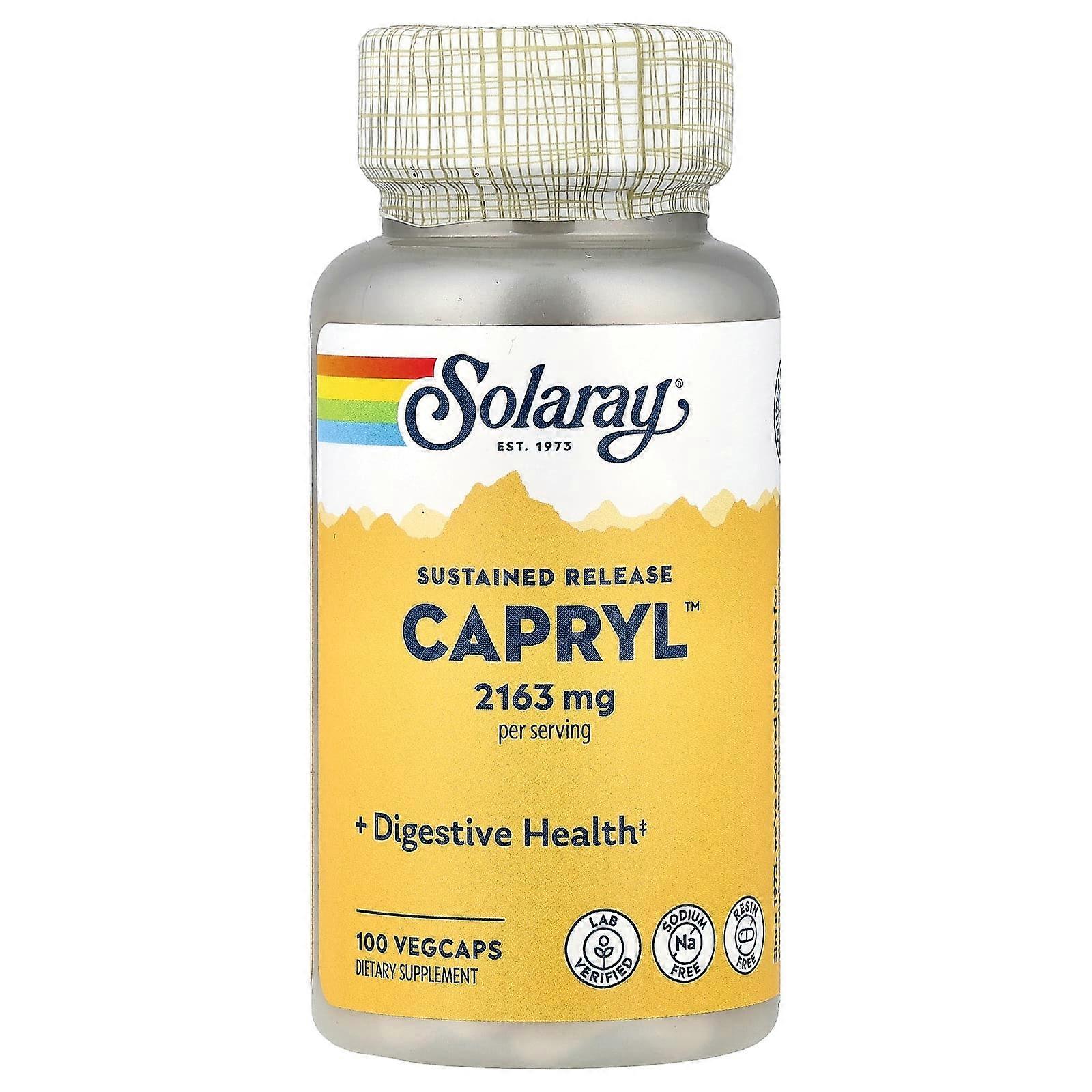 Solaray, Capryl, 100 VegCaps