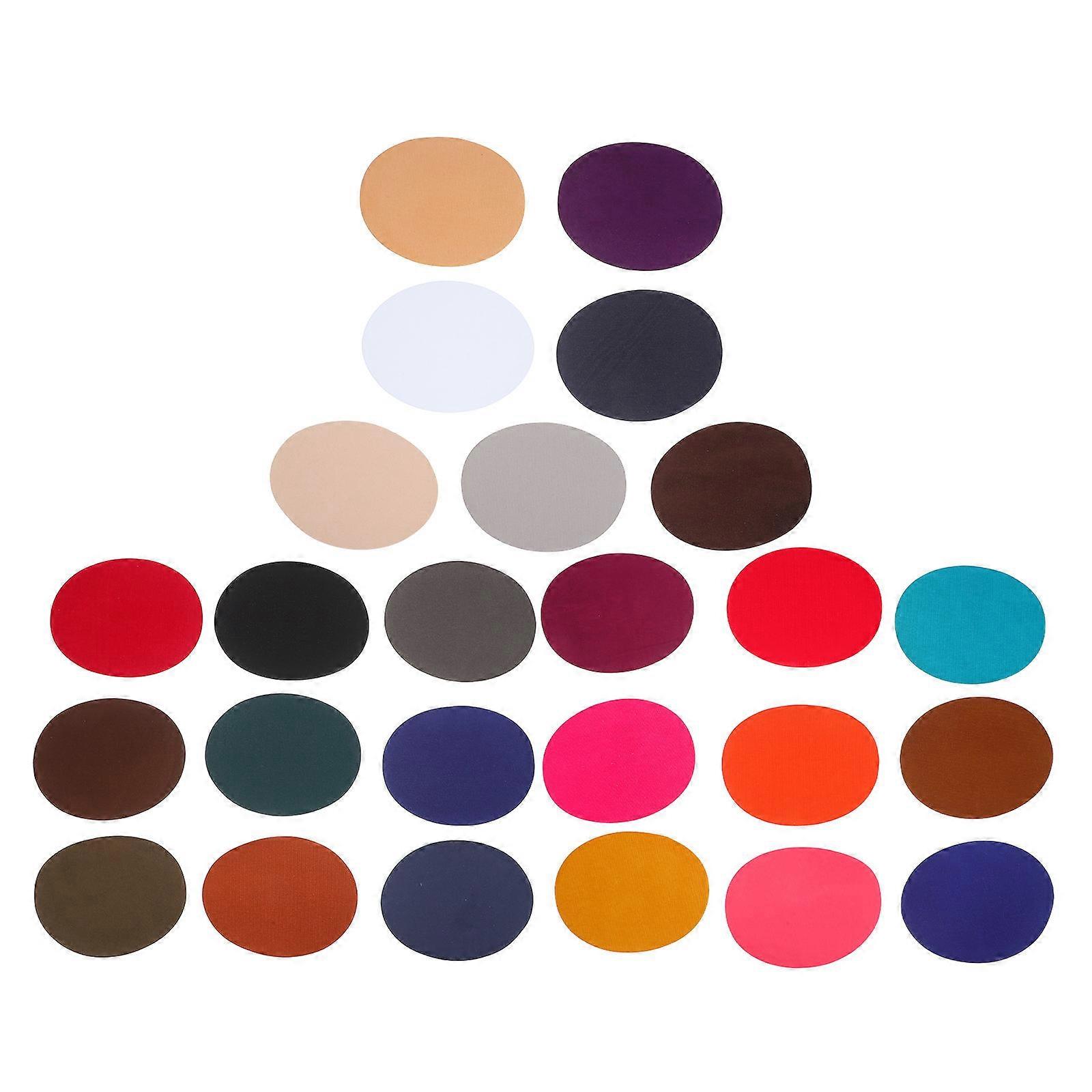 Assorted Color Suede Fabric Patches for Sewing 75Pcs Patch Kit
