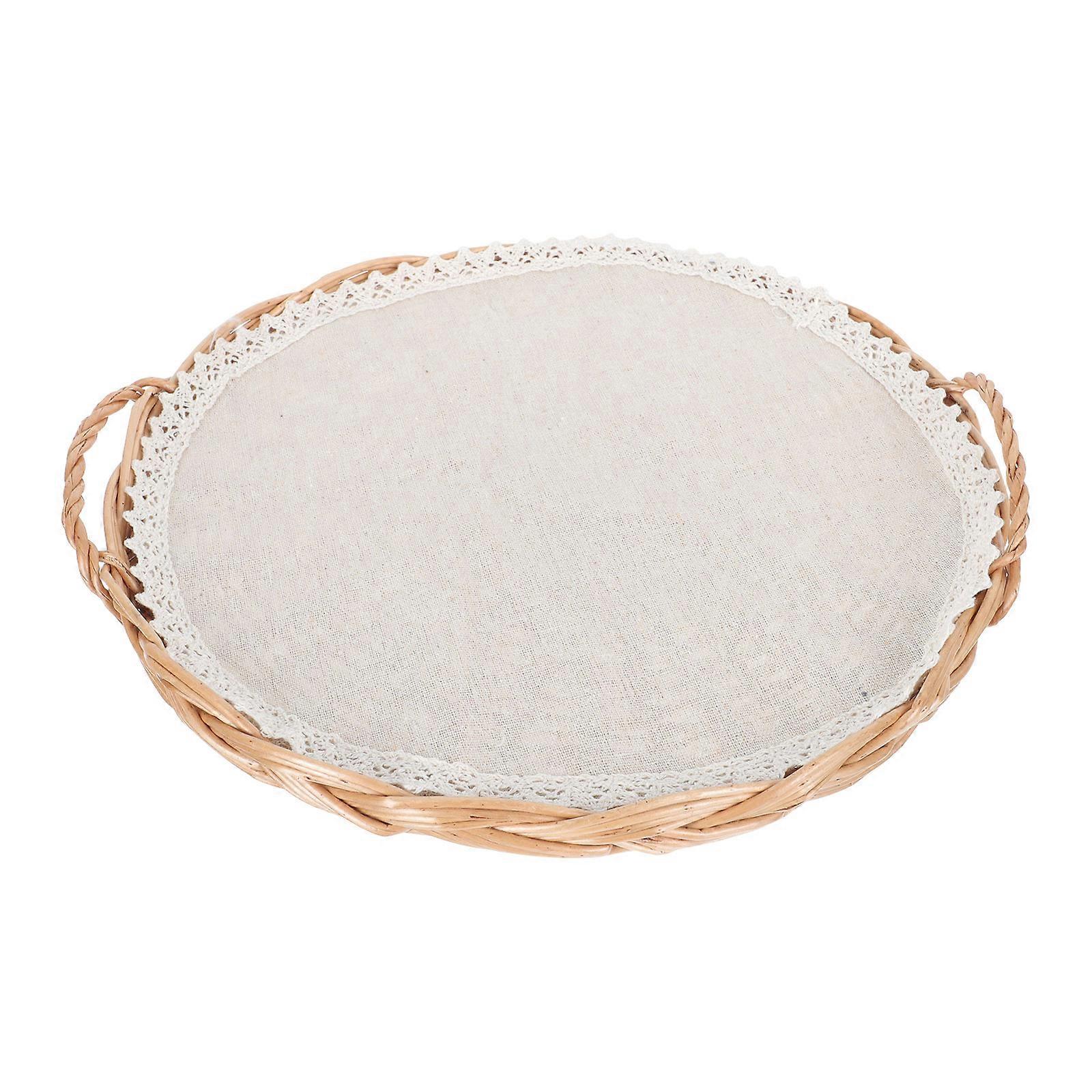 Wicker Bread Basket for Storage 1Set Multi-Function Bread Basket