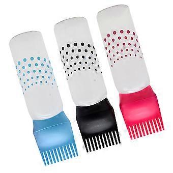 Washing Hair Dye Bottles Refillable Dye Container for Storage 3Pcs Combo
